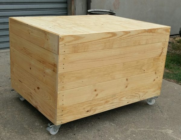 Flat display bin, Marshall Pine, Timber Solutions